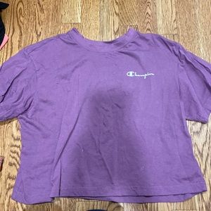 Champion tee, crop
